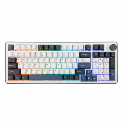 Clavier sans Fil / Bluetooth WHITE SHARK EXCALIBUR GK-007251 - Wine Red Switch - Blanc