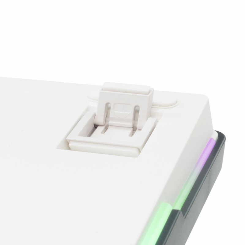 Clavier sans Fil / Bluetooth WHITE SHARK EXCALIBUR GK-007251 - Wine Red Switch - Blanc