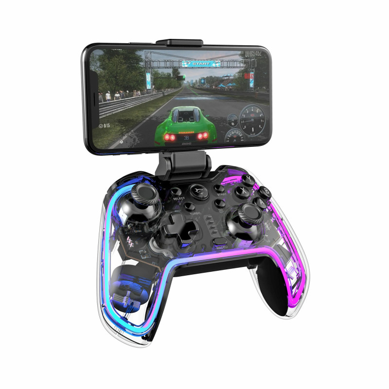 Manette Bluetooth WHITE SHARK PRAETORIAN GPW-8040 RGB - Noir