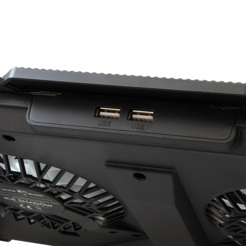 Refroidisseur WHITE SHARK ICE SHADOW RGB 17.3" GCP-10 - Noir