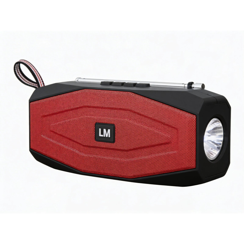 Speaker Bluetooth 10W - Radio FM - avec Torche LM-878