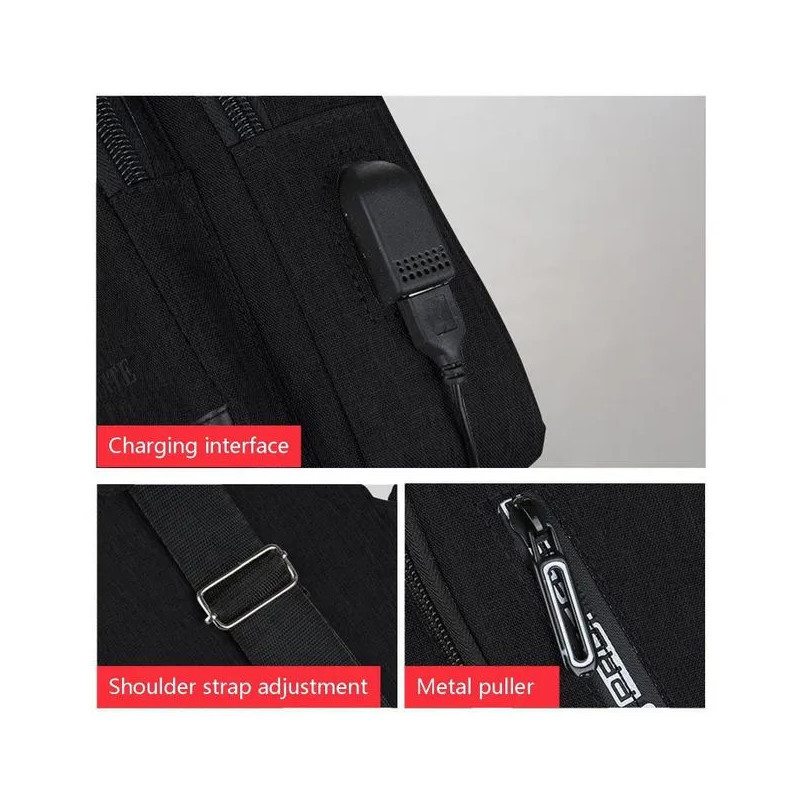 Sac à bandoulière SKAISITE pour Homme - Noir
