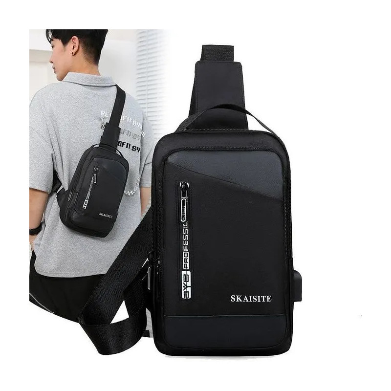 Sac à bandoulière SKAISITE pour Homme - Noir