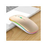 Souris Sans Fil Bluetooth Rechargeable Silencieuse - Gold