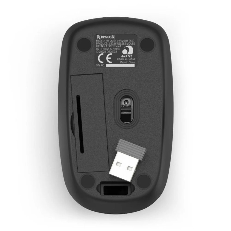Souris sans Fil REDRAGON BM-2559 - Noir