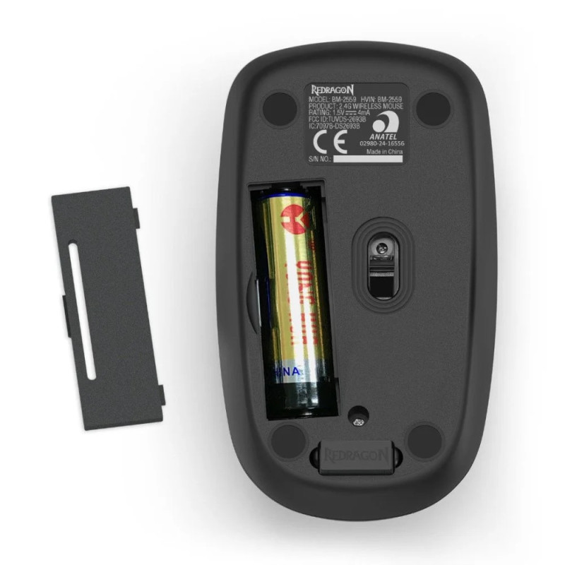 Souris sans Fil REDRAGON BM-2559 - Noir