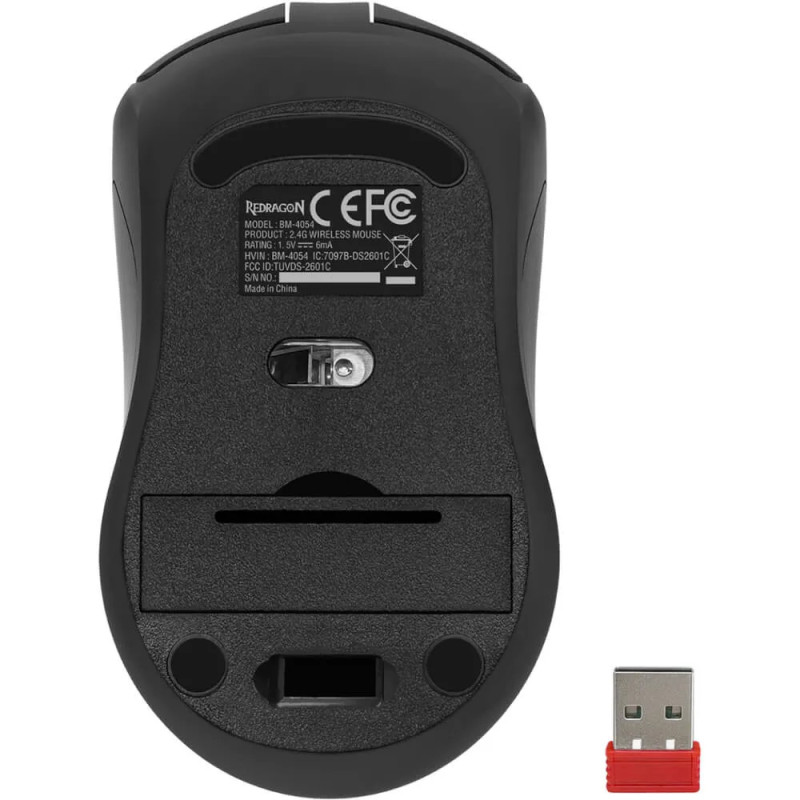 Souris sans Fil REDRAGON BM-4054 - Noir