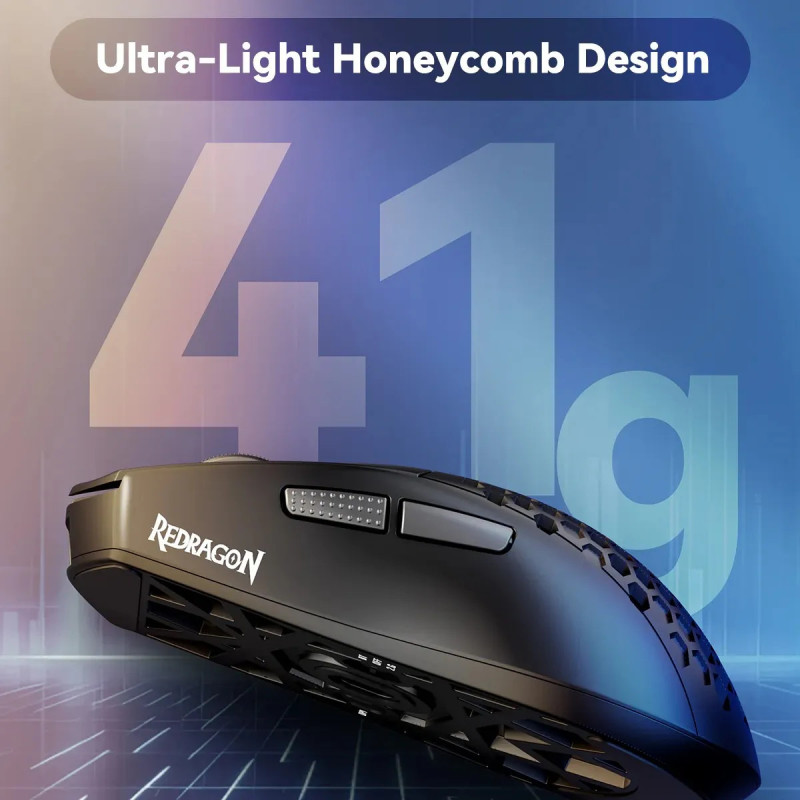 Souris Gaming REDRAGON BLUDHOUND M617-LIT - Noir