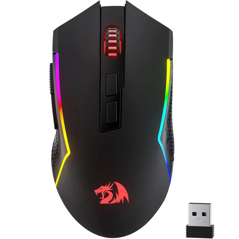 Souris Sans Fil Gaming REDRAGON TRIDENT LITE M693RGB-LIT Bluetooth - Noir