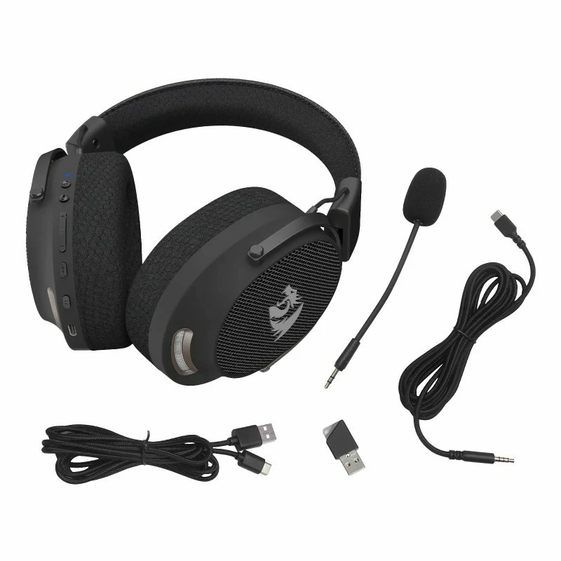 Casque REDRAGON ARROW PRO CARBON H858 Wireless 7.1 - Noir