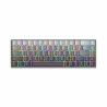 Clavier Mécanique WHITE SHARK NUNCHAKU US - Gris - Red Switch