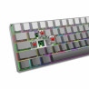 Clavier Mécanique WHITE SHARK NUNCHAKU US - Gris - Red Switch
