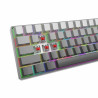 Clavier Mécanique WHITE SHARK NUNCHAKU US - Gris - Red Switch
