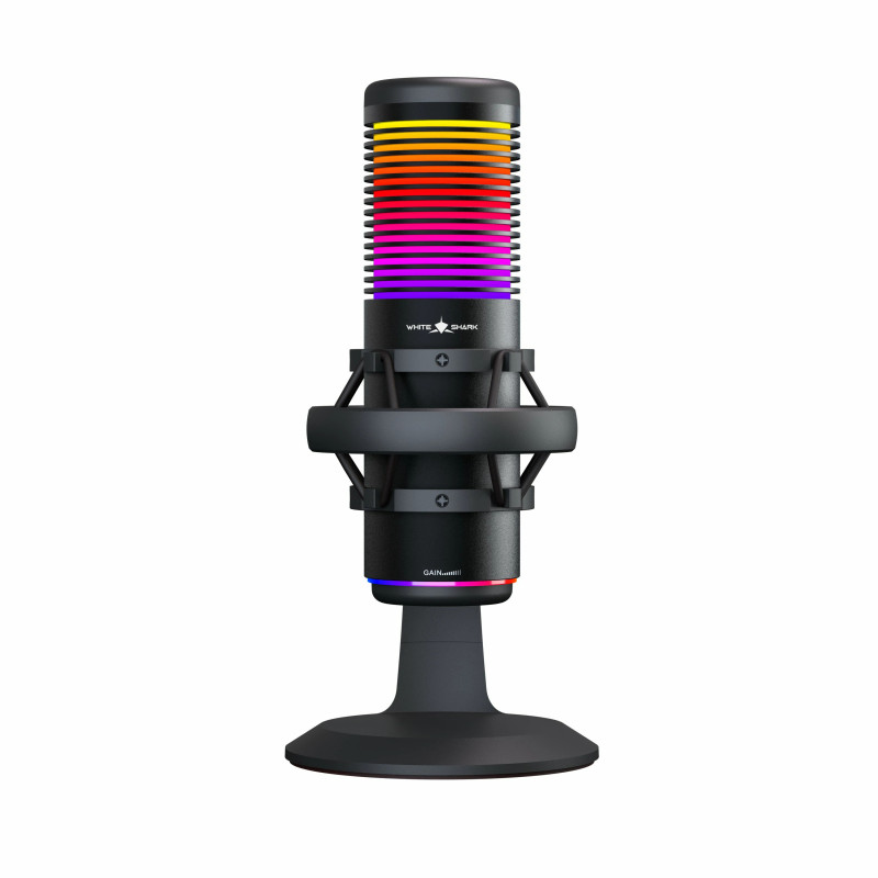 Microphone Gaming WHITE SHARK EKTARA DSM-07 RGB - Noir