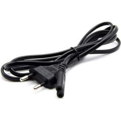 Cable Alimentation 2 pin pour Imprimante - Radio - Playstation - Chargeur PC - Noir