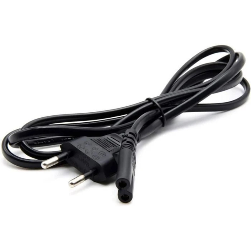 Cable Alimentation 2 pin pour Imprimante - Radio - Playstation - Chargeur PC - Noir