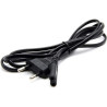 Cable Alimentation 2 pin pour Imprimante - Radio - Playstation - Chargeur PC - Noir