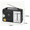 Haut Parleur Radio FM RX-606AC