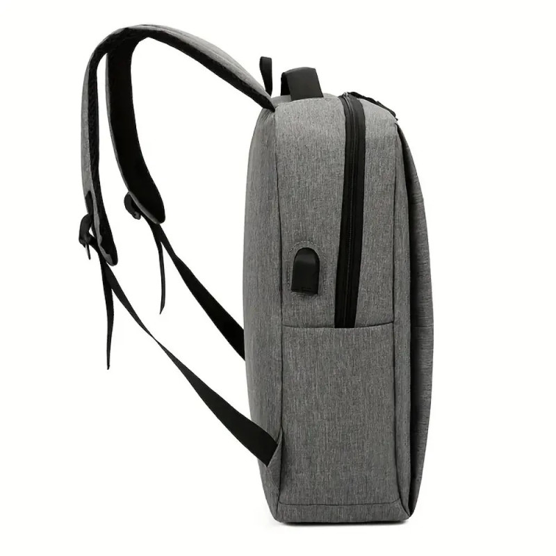 Sac à dos pour Pc Portable 15.6" BACKPACK + Sacoche + Trousse - Gris