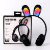 Casque MP3 Bluetooth Oreillettes de Lapin P47R - Noir