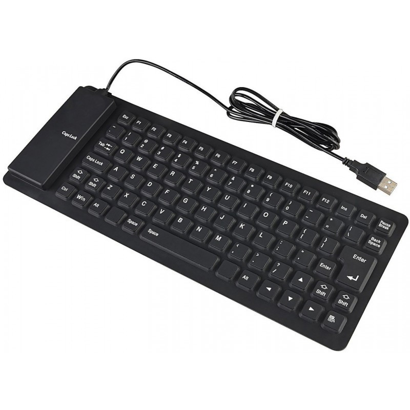 Clavier USB Flexible - Noir