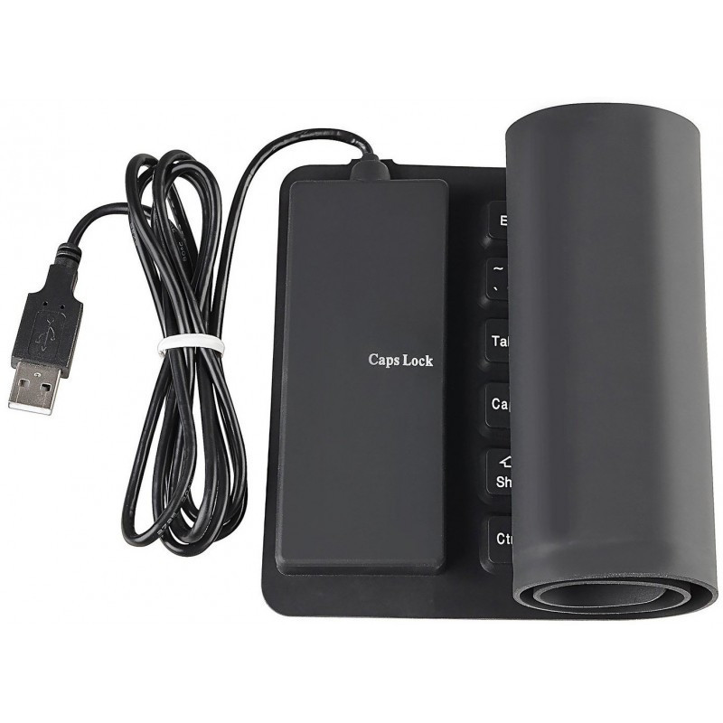 Clavier USB Flexible - Noir
