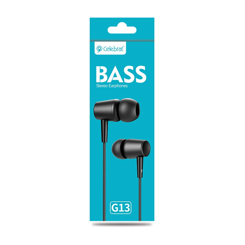 Ecouteur avec Micro CELEBRAT G13 - Noir