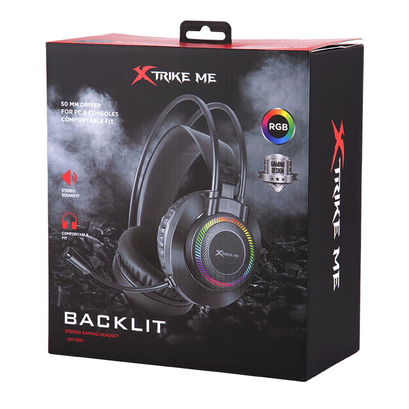 Casque Gaming RGB XTRIKE ME GH-509 - Noir
