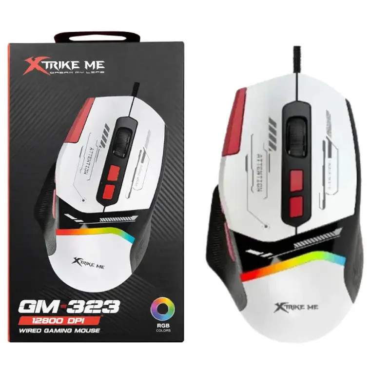 Souris Gaming XTRIKE ME GM-323 1K - Blanc