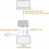 Adaptateur Type-C vers Ports 1x USB 3.0 / 1x VGA / 1x USB-C ARKTEK