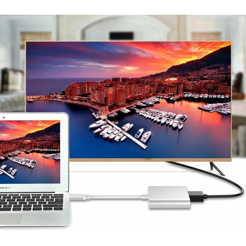 Adaptateur Type-C vers Ports 1x USB 3.0 / 1x VGA / 1x USB-C ARKTEK