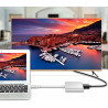 Adaptateur Type-C vers Ports 1x USB 3.0 / 1x VGA / 1x USB-C ARKTEK