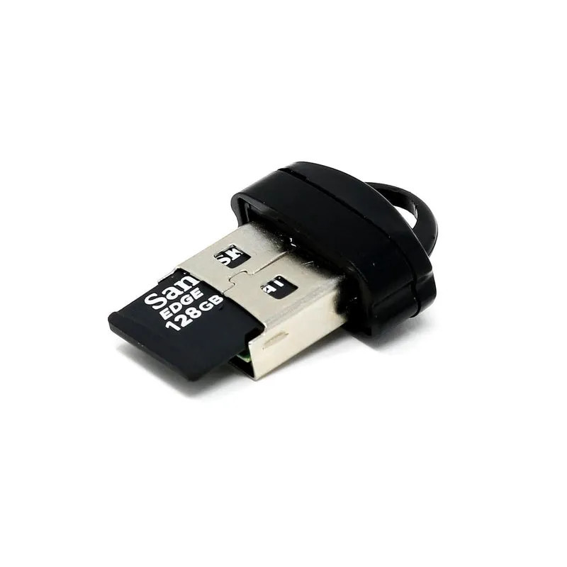 Mini Lecteur Carte Mémoire Micro SD USB 2.0 - Vert