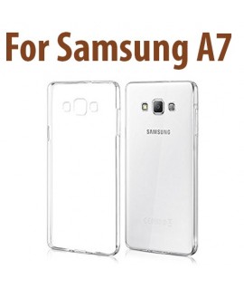 Etui en Silicone pour Samsung Galaxy A7 / Transparent