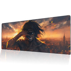 Tapis de Souris XXL 900x400mm ATTACK ON TITAN - Eren Yeager
