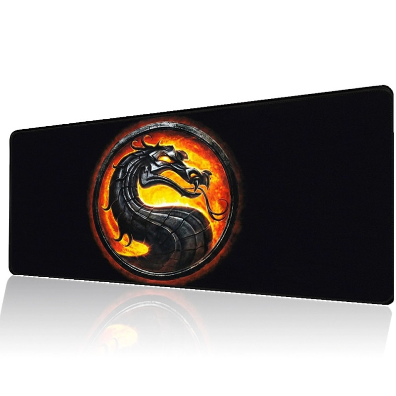 Tapis de Souris XXL 900x400mm MORTAL KOMBAT - Dargon Logo