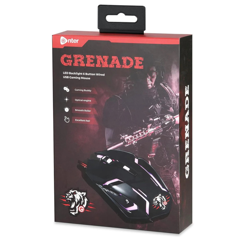 Souris Gaming ENTER GRENADE - Noir
