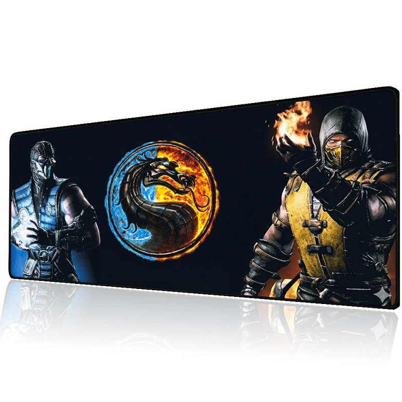 Tapis de Souris XXL 900x400mm MORTAL KOMBAT - Scorpion VS Sub-Zero Edition