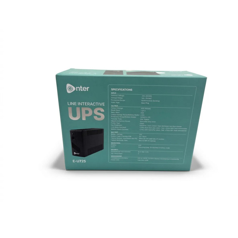 Onduleur ENTER Ligne-interactive 360W BATTERIE 12V 7AH - U725