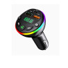 Transmetteur FM Bluetooth RGB - Charge Type C 3.1A HM135