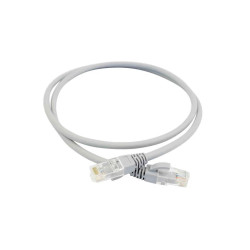 Cable Réseau UTP CAT 5E RJ45 1M - Gris