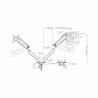 Support de Bureau SBOX LCD-S024-3 Pour 2 Moniteur 17"- 32"