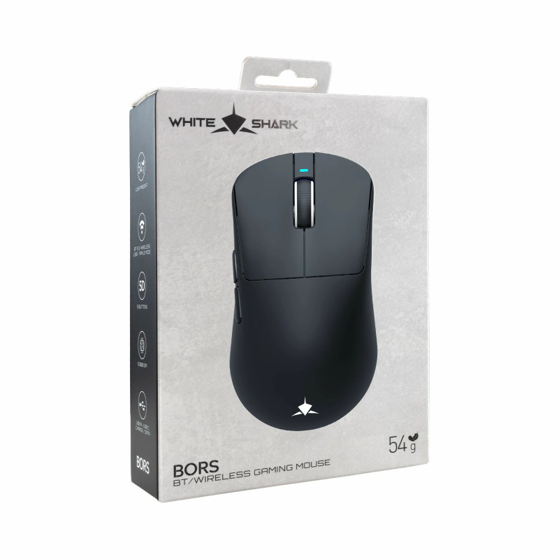 Souris sans Fil / Bluetooth WHITE SHARK BORS WGM-5021 - Noir