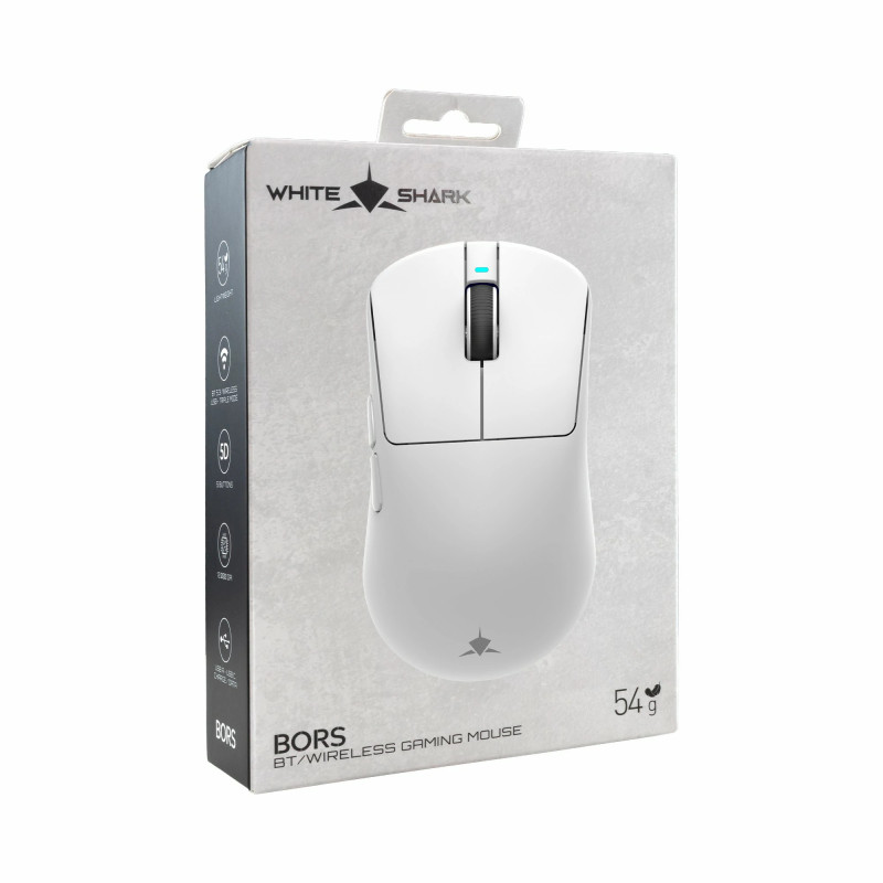 Souris sans Fil / Bluetooth WHITE SHARK BORS WGM-5021 - Blanc