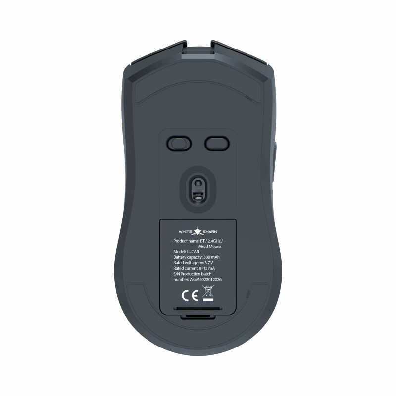 Souris sans Fil / Bluetooth WHITE SHARK LUCAN WGM-5022 - Noir