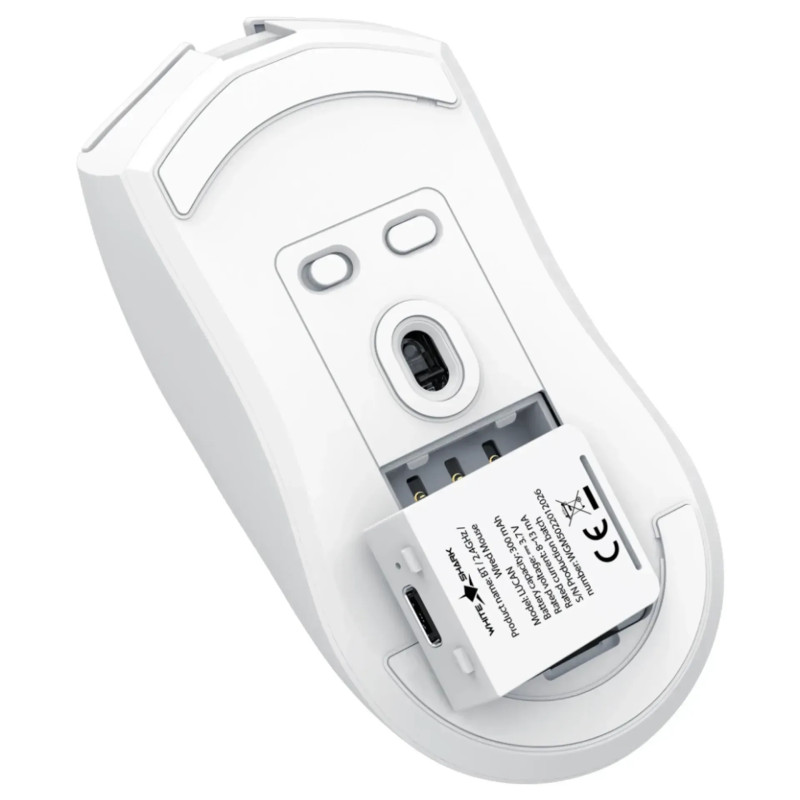 Souris sans Fil / Bluetooth WHITE SHARK LUCAN WGM-5022 - Blanc