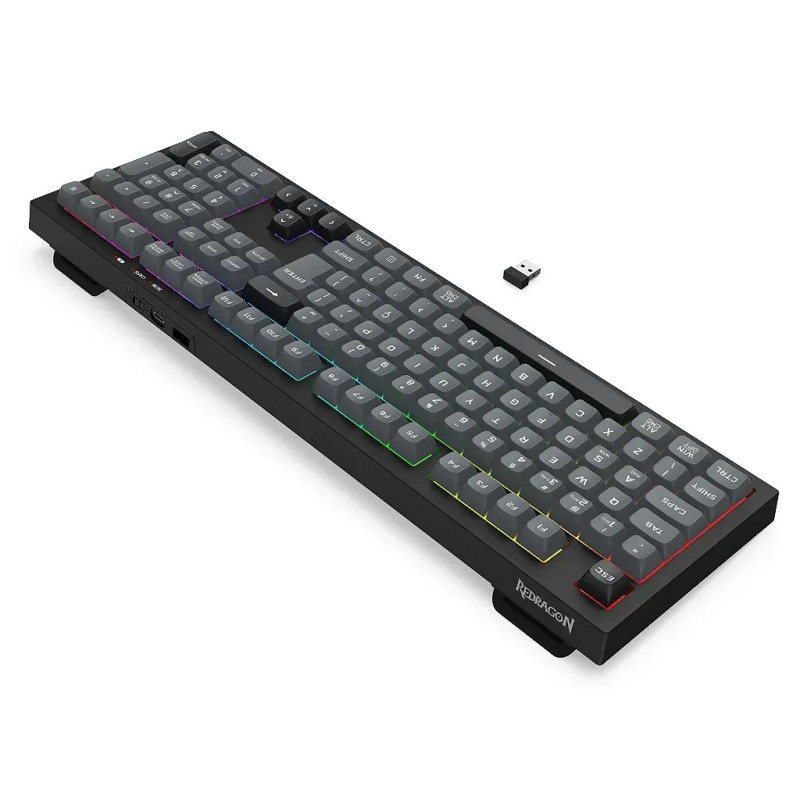 Clavier sans Fil / Bluetooth REDRAGON CRUX PRO K518RGB-PRO - Noir