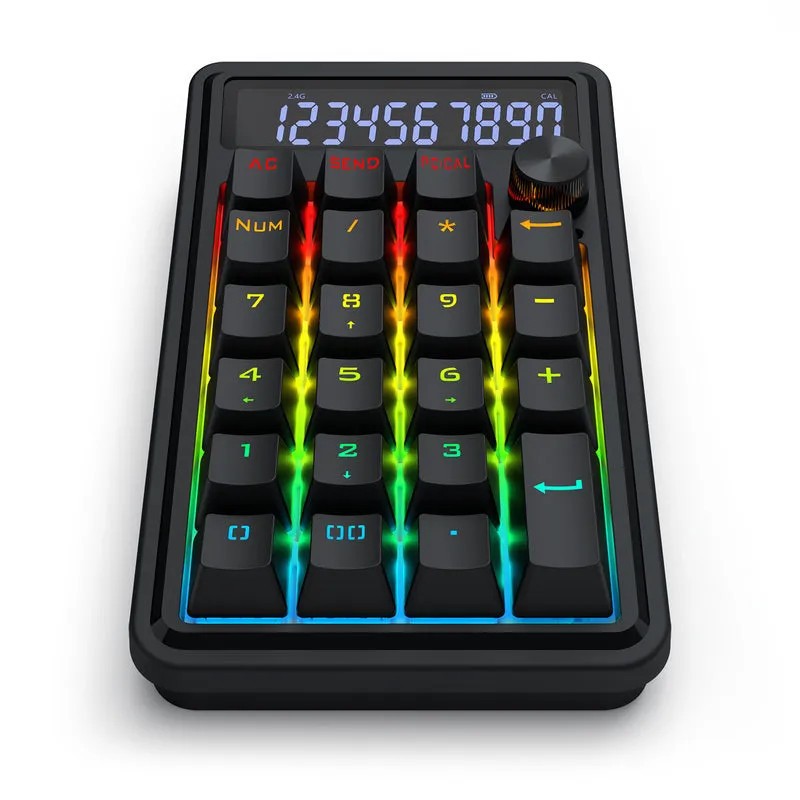 Clavier NumPad Mécanique sans Fil REDRAGON COVE K733 RGB - Noir