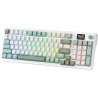 Clavier sans Fil / Bluetooth REDRAGON GALATIN PRO K719 - Blanc Vert