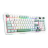 Clavier sans Fil / Bluetooth REDRAGON GALATIN PRO K719 - Blanc Vert